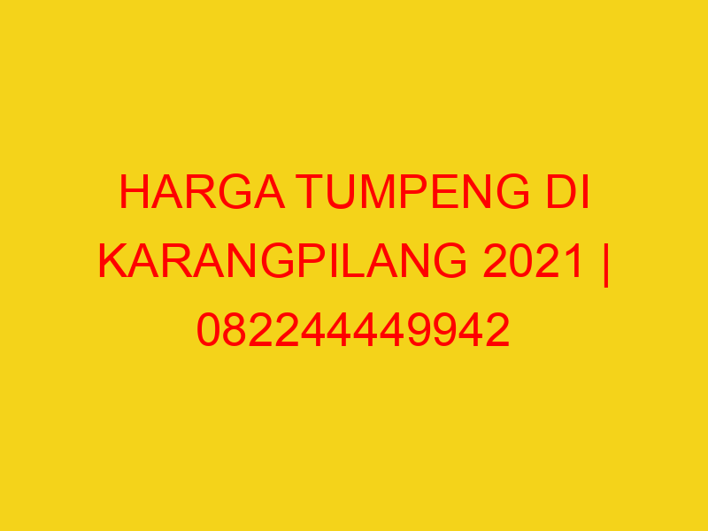 HARGA TUMPENG DI KARANGPILANG 2021 | 082244449942  | ENAK