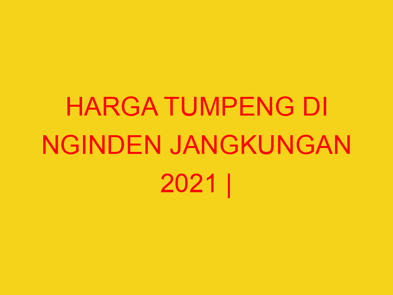 HARGA TUMPENG DI NGINDEN JANGKUNGAN 2021 | 082244449942  |