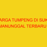 HARGA TUMPENG DI SUKO MANUNGGAL TERBARU | 082244449942  |