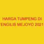 HARGA TUMPENG DI TENGILIS MEJOYO 2021 | 082244449942  | EN