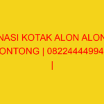 NASI KOTAK ALON ALON CONTONG | 082244449942  | ENAK & MURA
