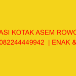 NASI KOTAK ASEM ROWO | 082244449942  | ENAK & MURAH