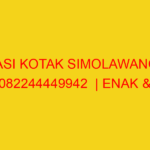 NASI KOTAK SIMOLAWANG | 082244449942  | ENAK & MURAH