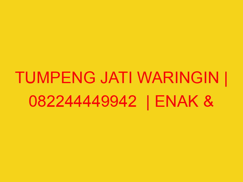 TUMPENG JATI WARINGIN | 082244449942  | ENAK & MURAH