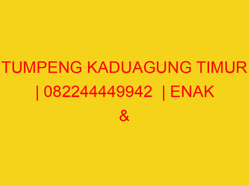 TUMPENG KADUAGUNG TIMUR | 082244449942  | ENAK & MURAH
