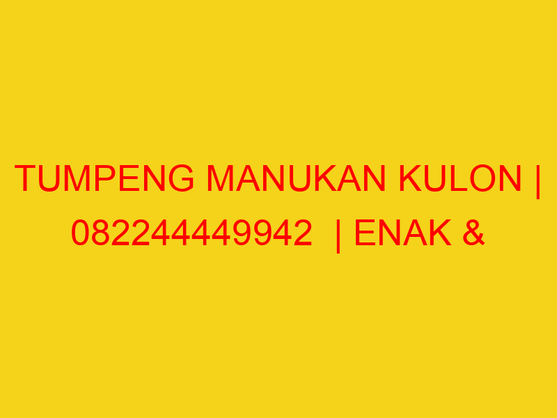 TUMPENG MANUKAN KULON | 082244449942  | ENAK & MURAH