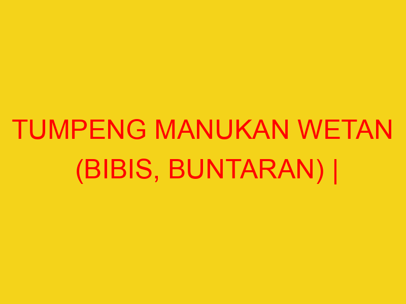 TUMPENG MANUKAN WETAN (BIBIS, BUNTARAN) | 082244449942  |