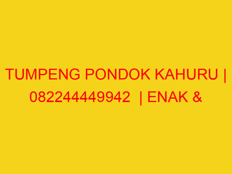 TUMPENG PONDOK KAHURU | 082244449942  | ENAK & MURAH