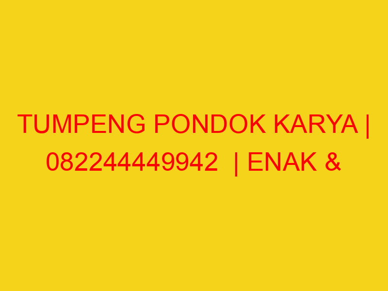 TUMPENG PONDOK KARYA | 082244449942  | ENAK & MURAH