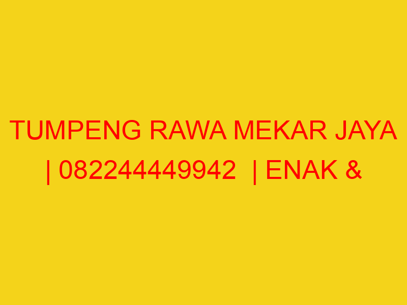 TUMPENG RAWA MEKAR JAYA | 082244449942  | ENAK & MURAH
