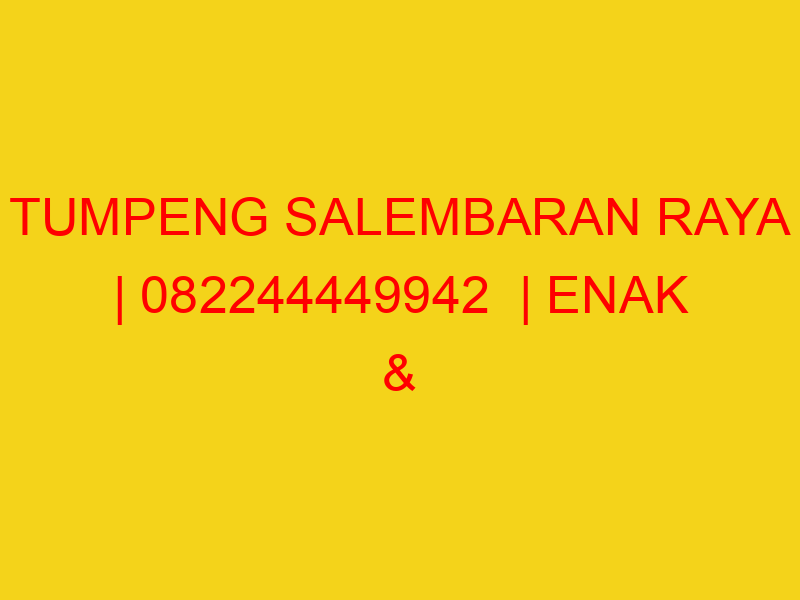 TUMPENG SALEMBARAN RAYA | 082244449942  | ENAK & MURAH