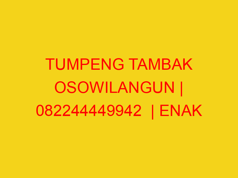 TUMPENG TAMBAK OSOWILANGUN | 082244449942  | ENAK & MURAH
